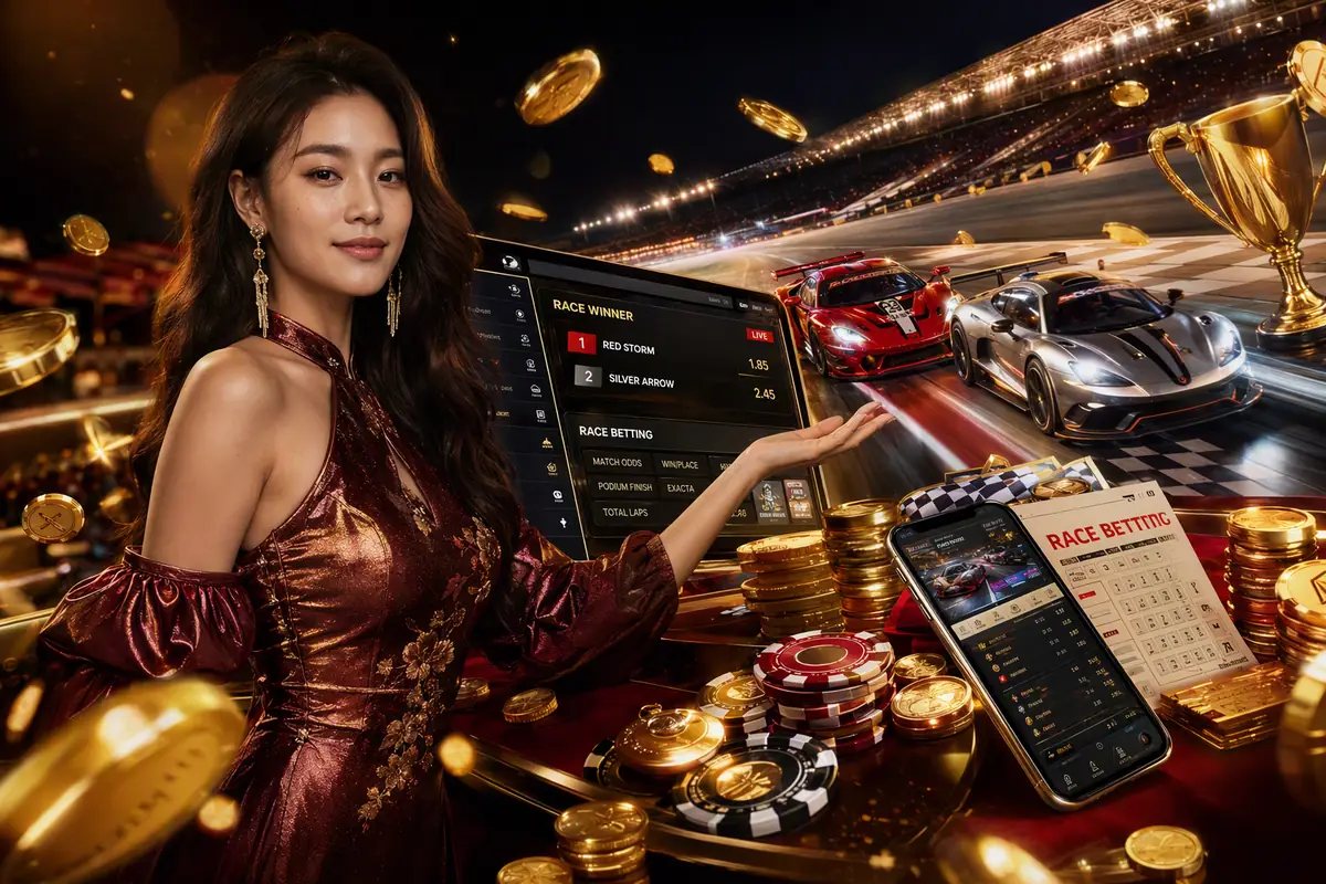 bdb9 Live Dealer Baccarat Table